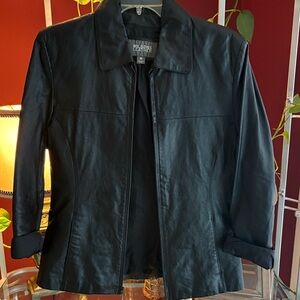 Wilsons Leather Classic Black Women's Jacket